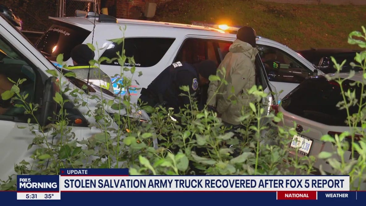 Salvation Army truck used to feed needy recovered; suspect in custody